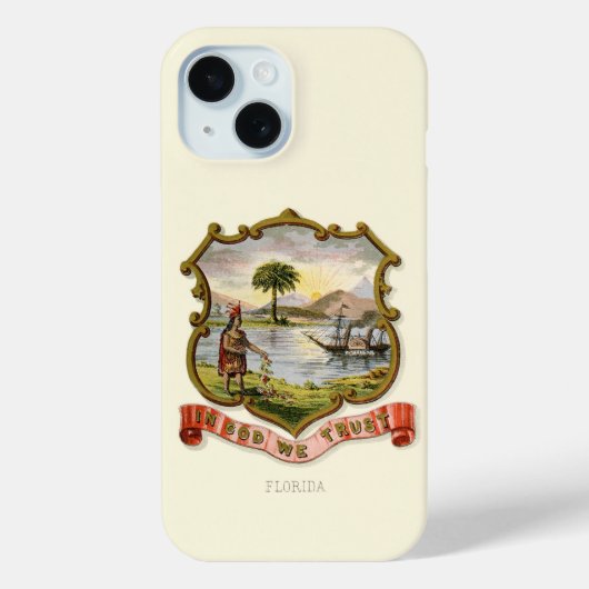 Het wapen van Florida (1876) Case-Mate iPhone Case (Achterkant)