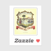 Het wapen van Florida (1876) Sticker (Vel)