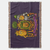 Het wapen van het Pineapple Empire Deken (Voorkant Verticaal)