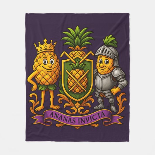 Het wapen van het Pineapple Empire Fleece Deken (Voorkant)