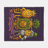 Het wapen van het Pineapple Empire Fleece Deken (Voorkant (Horizontaal))