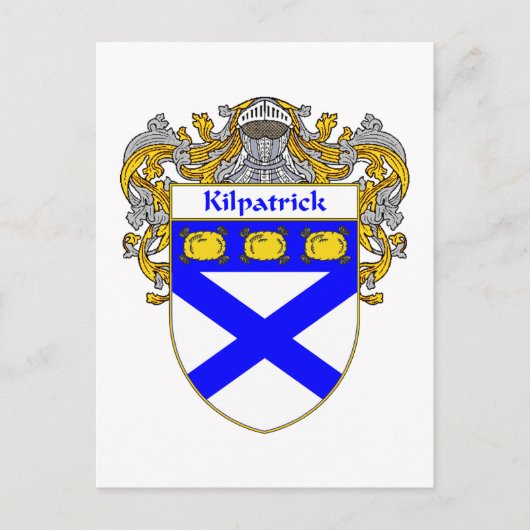 Het wapen van Kilpatrick (gemanteld) Briefkaart (Voorkant)
