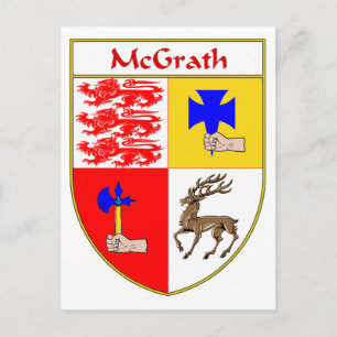 Het wapen van McGrath / Family Crest Briefkaart