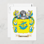 Het wapen van McPhail (familiewapen) Briefkaart (Voorkant / Achterkant)