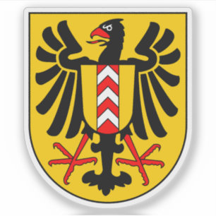 Het wapen van Neuchâtel, Zwitserland Sticker