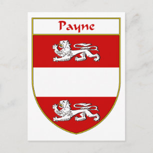 Het wapen van Payne / Family Crest Briefkaart