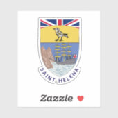 Het wapen van Saint Helena Sticker (Vel)