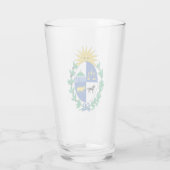 Het wapen van Uruguay Glass Glas (Achterkant)