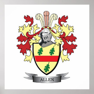 Het Wapenschild van Allen Poster