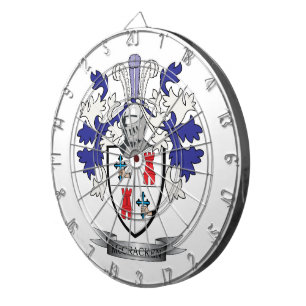 Het Wapenschild van CREST van de Familie van Dartbord
