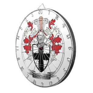 Het Wapenschild van CREST van de Familie van Dartbord