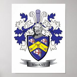 Het Wapenschild van CREST van de Familie van Poster
