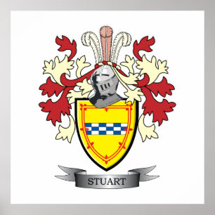 Het Wapenschild van CREST van de Familie van Poster