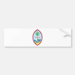Het Wapenschild van Guam Bumpersticker
