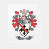 Het Wapenschild van Nelson Fleece Deken (Voorkant)