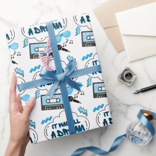 Het was allemaal een Dream Hip Hop Verjaardag of B Cadeaupapier