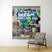 Het was allemaal een Dream Retro Hip Hop Graffiti Wandkleed (In situ)