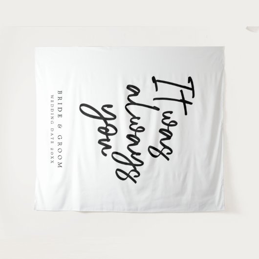 Het was altijd dat je tapestry trouwde. wandkleed (Voorkant (horizontaal))