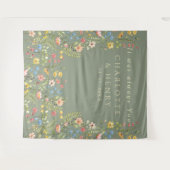 Het was altijd je bloemenbruiloft achtergrond wandkleed (Voorkant (horizontaal))