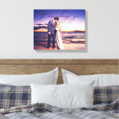 Het was altijd je citeert bruiloft foto canvas afdruk (Insitu (Slaapkamer))