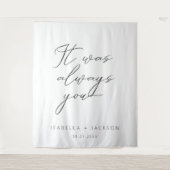 Het Was Altijd Jij Wandkleed (Voorkant)