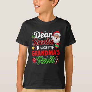 Het was de schuld van mijn oma's grappige familie t-shirt