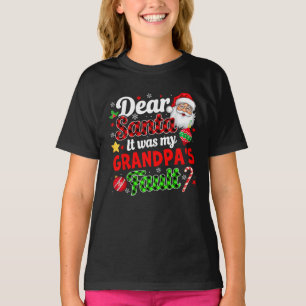 Het was de schuld van mijn opa's grappige familie  t-shirt