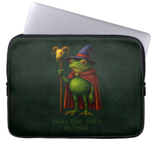Het was de 'Tisme M'Lord Kikker Meme Autisme Bewus Laptop Sleeve