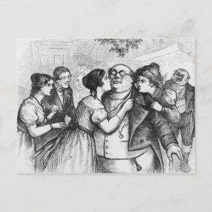 Het was een prettig ding om M. Pickwick te zien Briefkaart