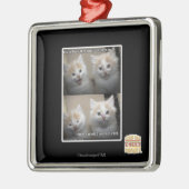 Het was Fluffy Metalen Ornament (Links)