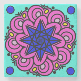 Het was gemaakt van sterren stenen onderzetter