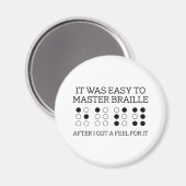 Het was gemakkelijk braille te besturen magneet (Voorkant / Achterkant)