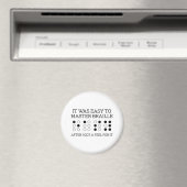 Het was gemakkelijk braille te besturen magneet (Insitu (Vaatwasser))