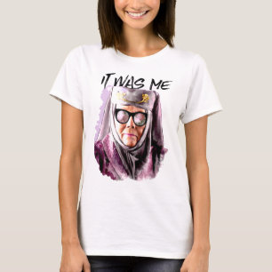 Het was ik Grappig Gezicht Oma T-Shirt