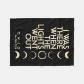 Het was in Ohio Total Solar Eclipse 2024 Fleece Deken (Voorkant (Horizontaal))