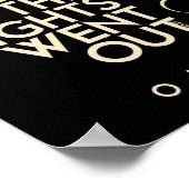 Het was in Ohio Total Solar Eclipse 2024 Poster (Hoek)