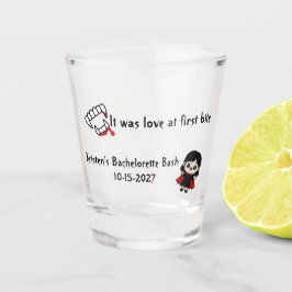 Het was liefde op het eerste gezicht Halloween Bac Shot Glas