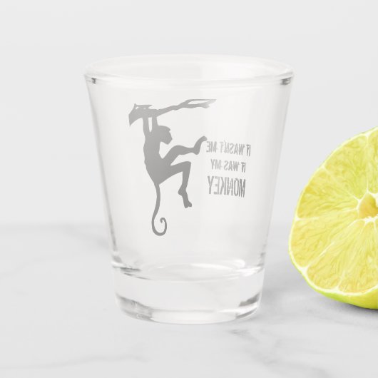 Het was mijn aap shot glas (Achterkant)