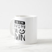 Het was niet mijn eenzame tweeling. koffiemok (Voorkant links)