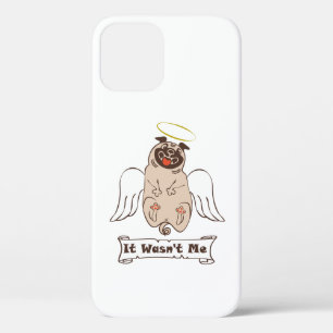 Het was niet mijn engel, grappig citaat Hoesje-Mat iPhone 12 Hoesje