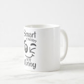 Het was niet zo grappig. koffiemok (Voorkant rechts)