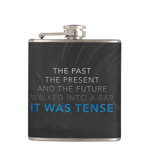 Het was Tense Heupfles (Voorkant)