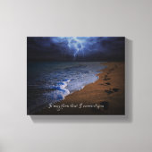 Het was toen dat ik je droeg - Canvas Print (Voorkant)