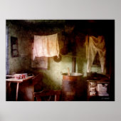 Het wasgoed poster (Voorkant)