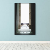 Het Washington Monument Canvas Afdruk (Insitu (Houten vloer))