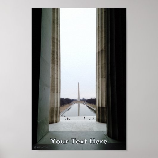 Het Washington Monument Poster (Voorkant)