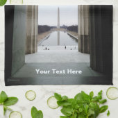 Het Washington Monument Theedoek (Gevouwen)