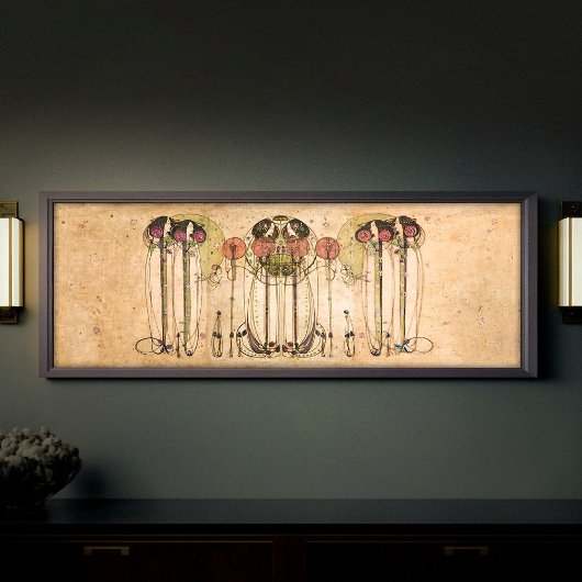 Het Wassail Mackintosh Art Deco Wall Decor Poster