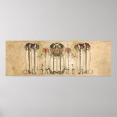 Het Wassail Mackintosh Art Deco Wall Decor Poster (Voorkant)