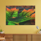 Het water is een groot canvas afdruk (Insitu (Woonkamer))